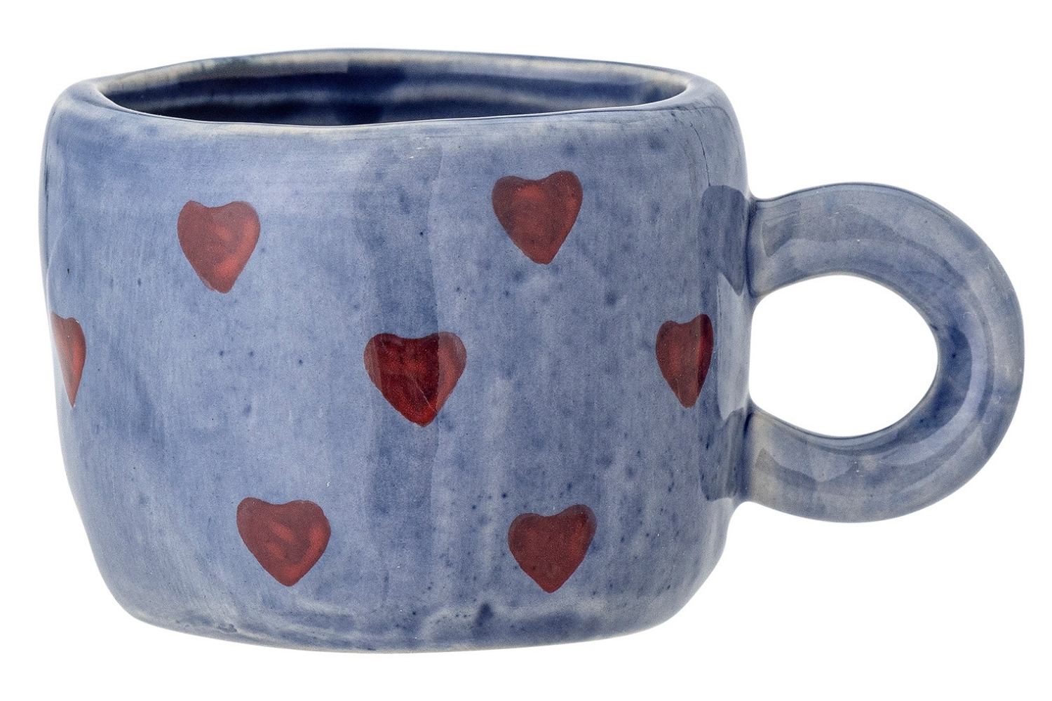 Bloomingville Modrý keramický hrnek Nini 100 ml Bloomingville