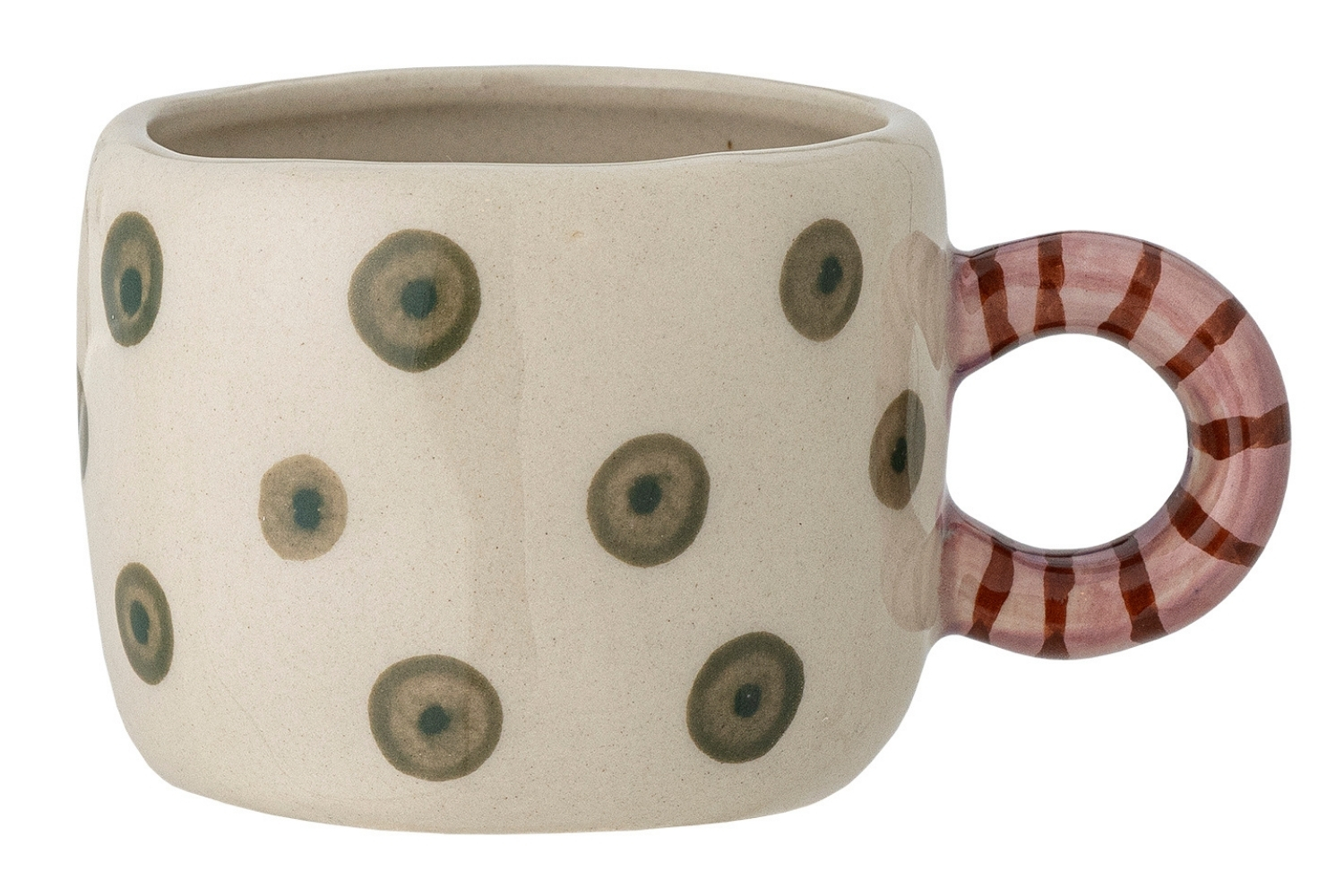 Bloomingville Béžový keramický hrnek Nini 100 ml Bloomingville