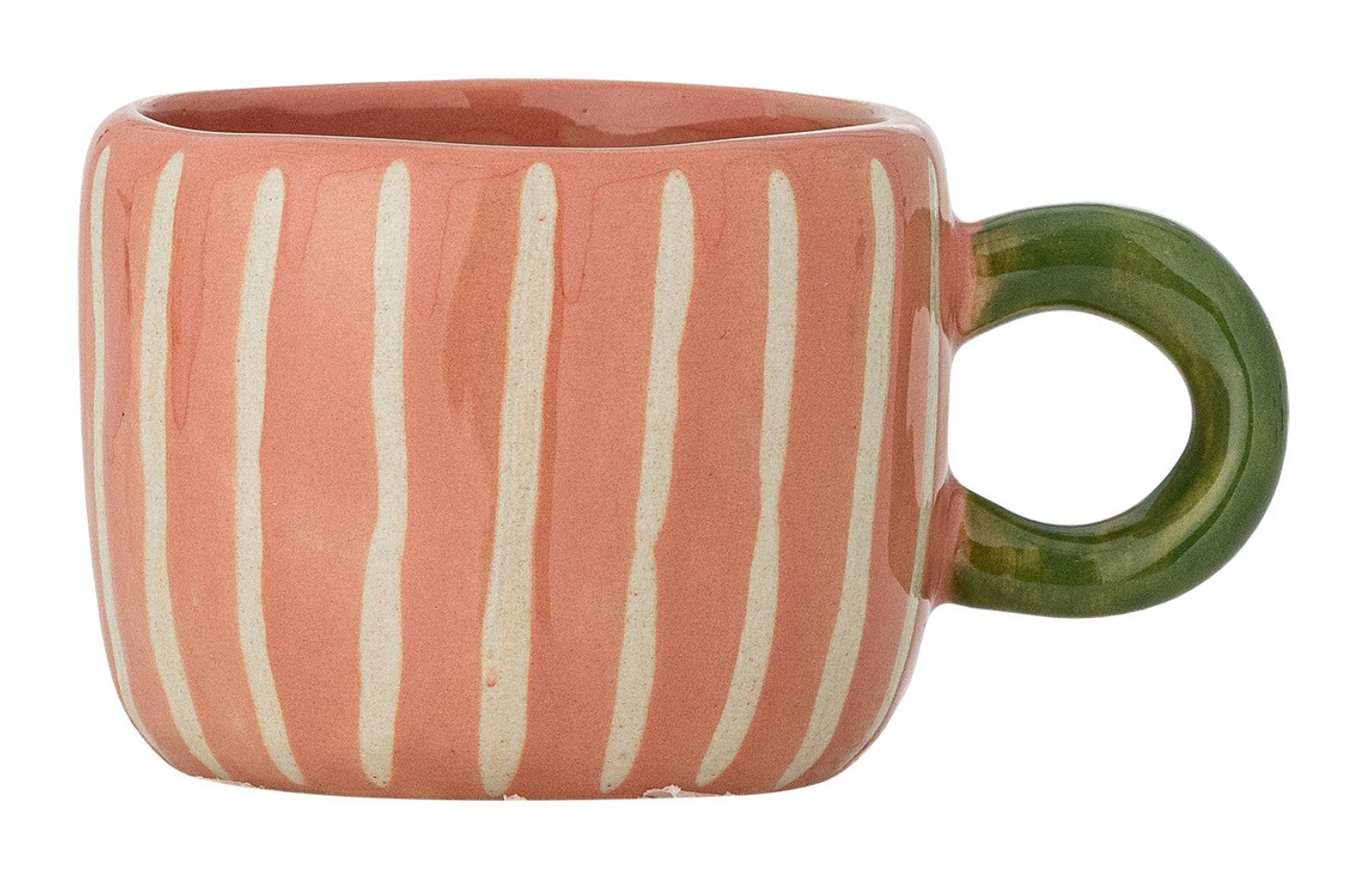 Bloomingville Růžový keramický hrnek Nini 100 ml Bloomingville