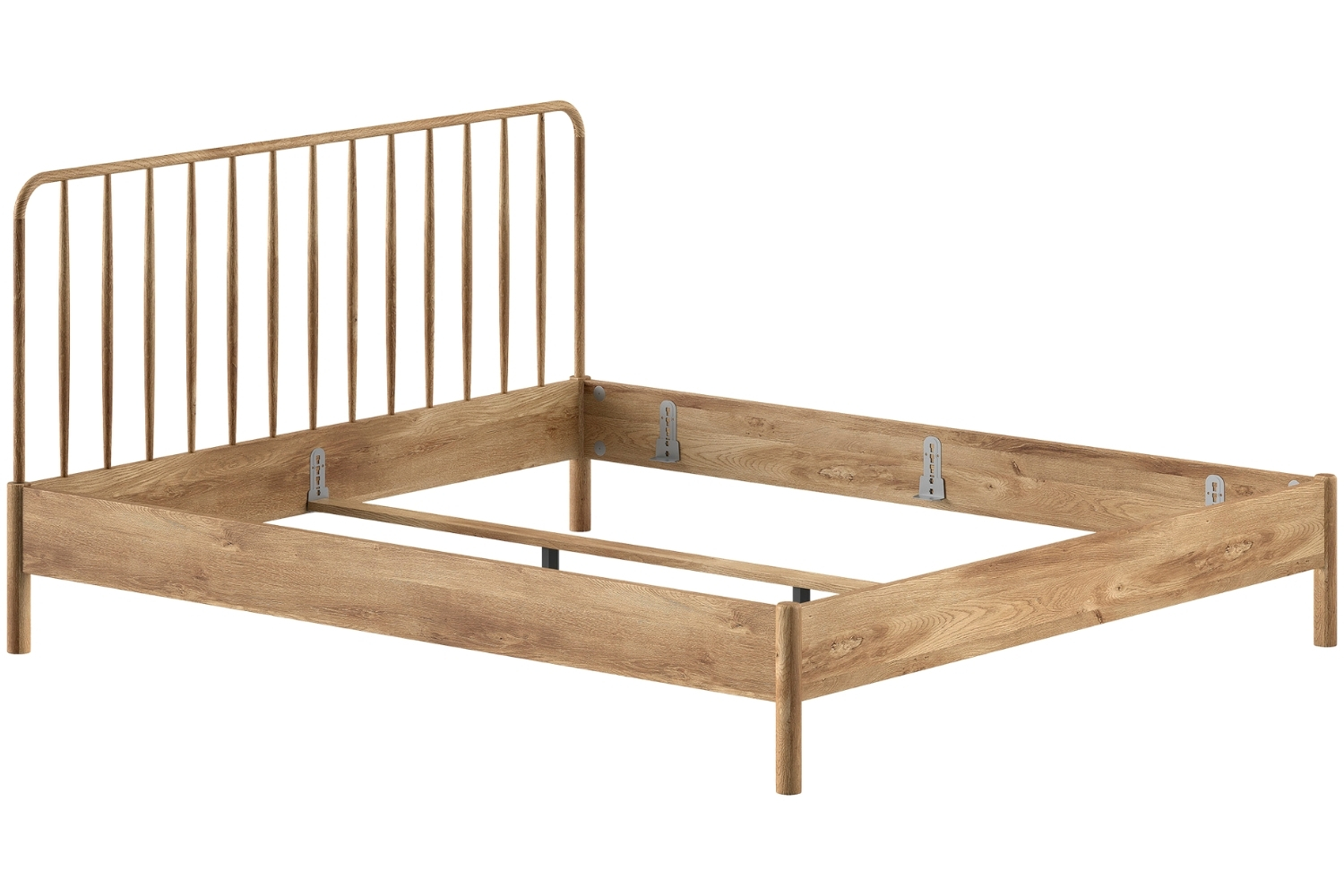 Vipack Dubová postel Olive 180 x 200 cm s čelem Vipack