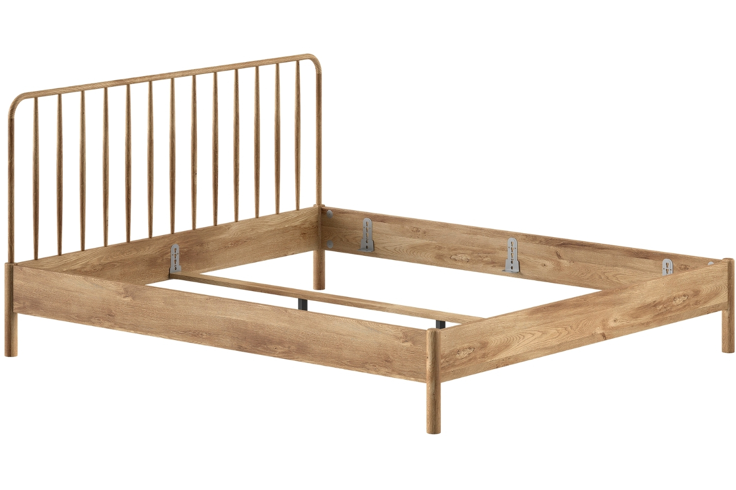 Vipack Dubová postel Olive 160 x 200 cm s čelem Vipack