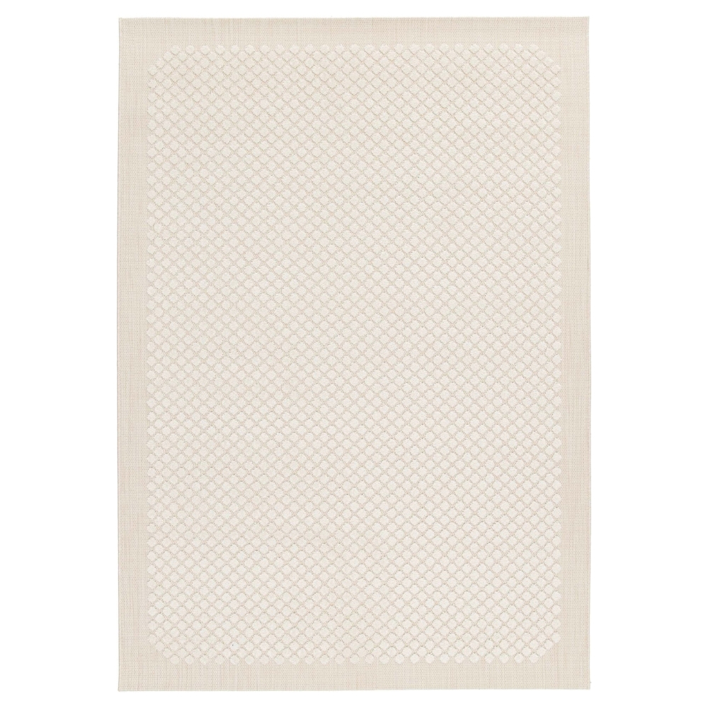 Fargotex Krémově bílý zahradní koberec Hexa 160 x 230 cm Fargotex