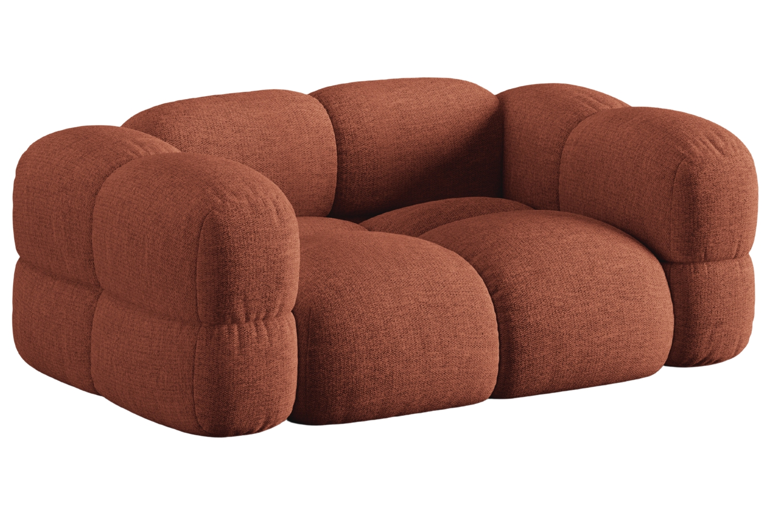 Cosmopolitan Design Terakotově oranžová dvoumístná pohovka Loretto 180 cm Cosmopolitan Design