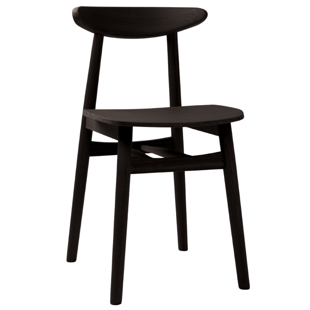 Micadoni Tmavá ořechová jídelní židle Elie Micadoni