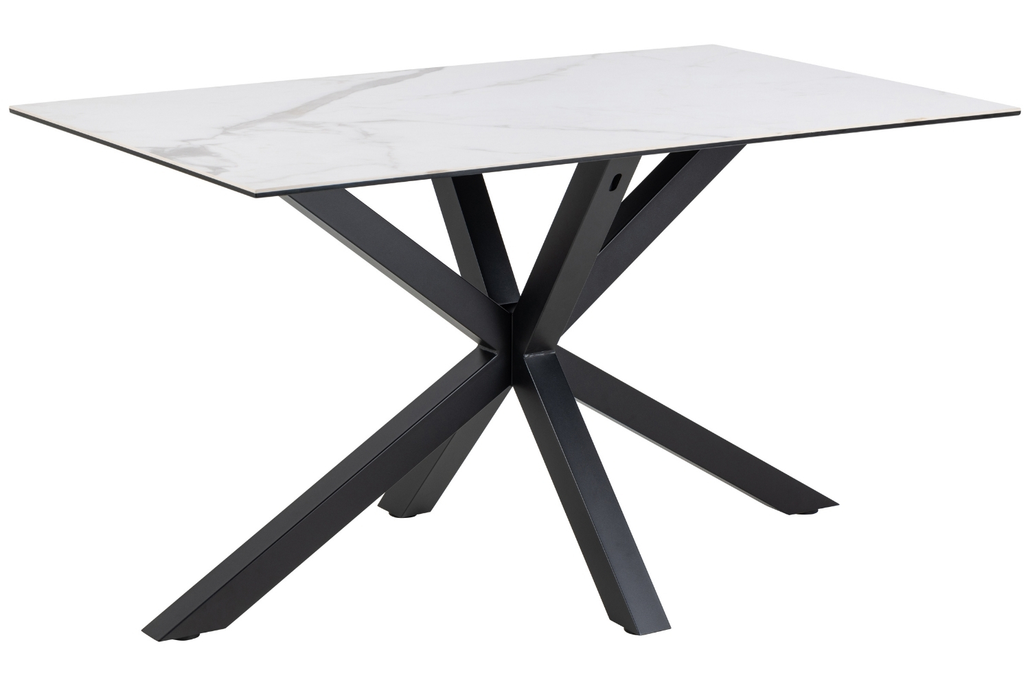 Scandi Bílý keramický jídelní stůl Skyline 135 x 80 cm Scandi