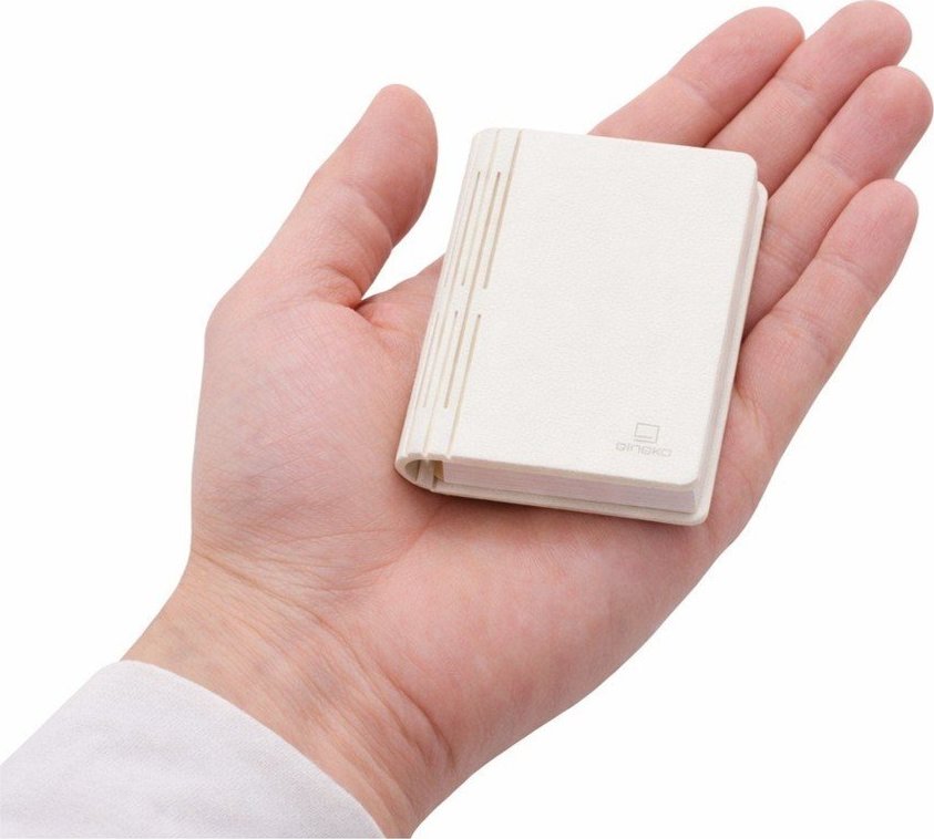 Bílá přenosná světelná dekorace na USB BookLight – Gingko Gingko