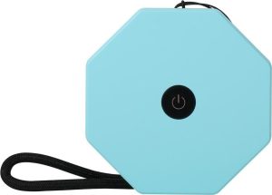 B&iacute;l&aacute;/tyrkysov&aacute; přenosn&aacute; světeln&aacute; dekorace na USB &oslash; 8 cm Twist &ndash; Gingko Gingko