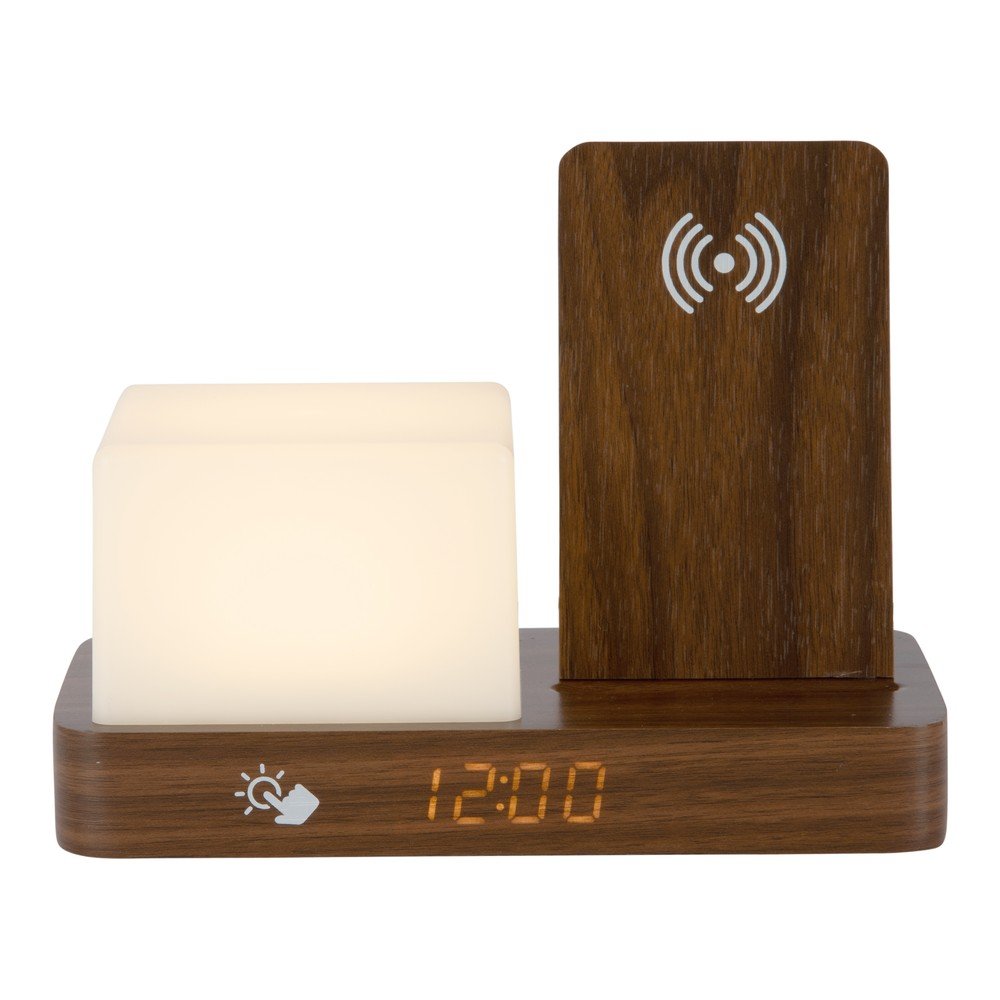Digitální/stolní budík s bezdrátovou nabíječkou Retro LED Night Light – Karlsson Karlsson