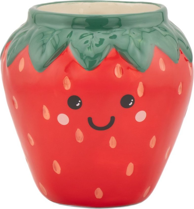 Keramický obal na květináč ø 10 cm Strawberry – Sass & Belle Sass & Belle