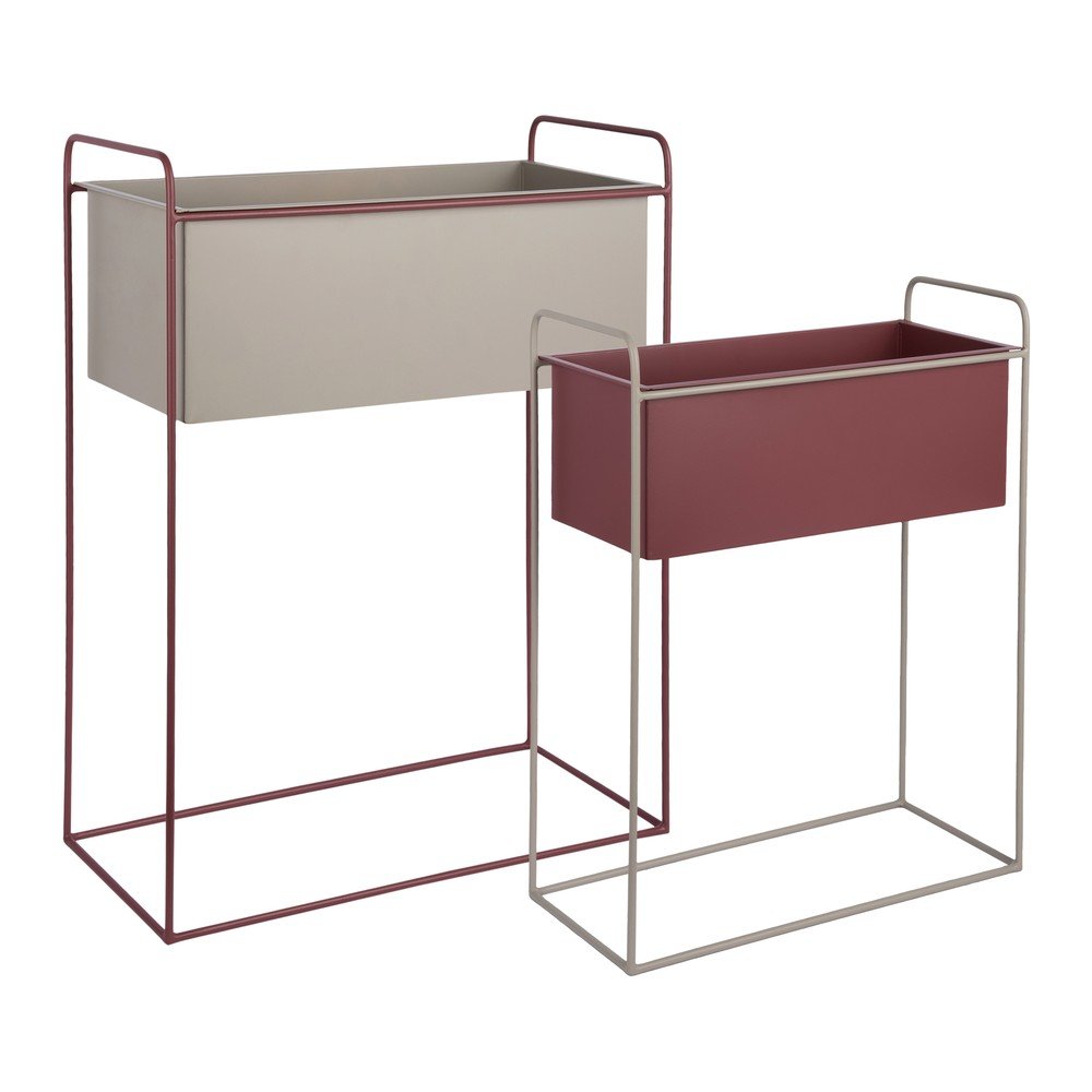 Kovové stojany na květiny v sadě 2 ks (výška 65 cm) Reina – PT LIVING PT LIVING