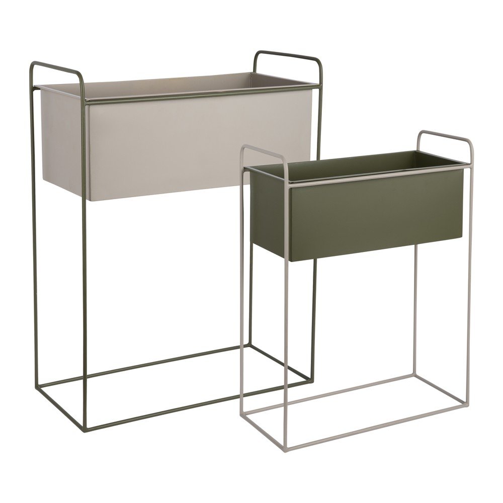 Kovové stojany na květiny v sadě 2 ks (výška 65 cm) Reina – PT LIVING PT LIVING