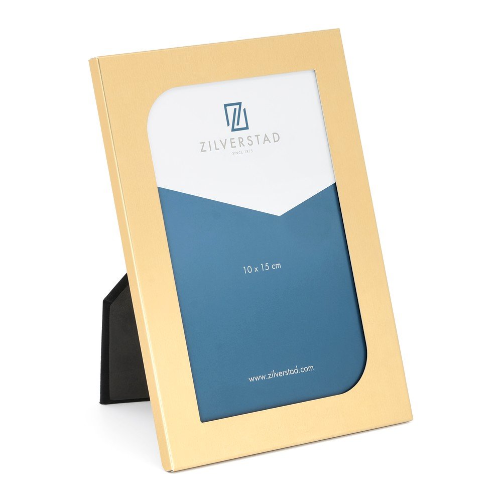 Kovový stojací rámeček v mosazné barvě 12x17 cm Grenoble – Zilverstad Zilverstad