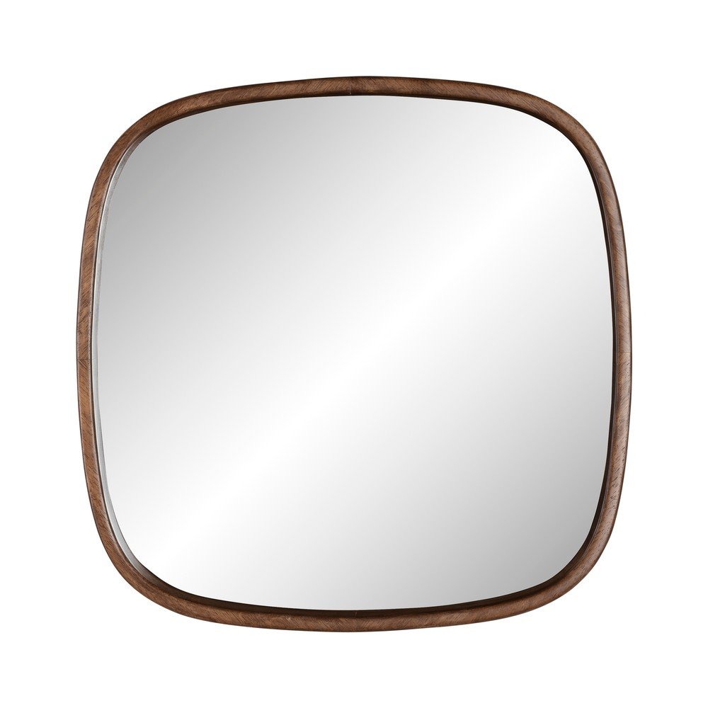 Nástěnné zrcadlo s dřevěným rámem 50x50 cm Nyko – White Label White Label