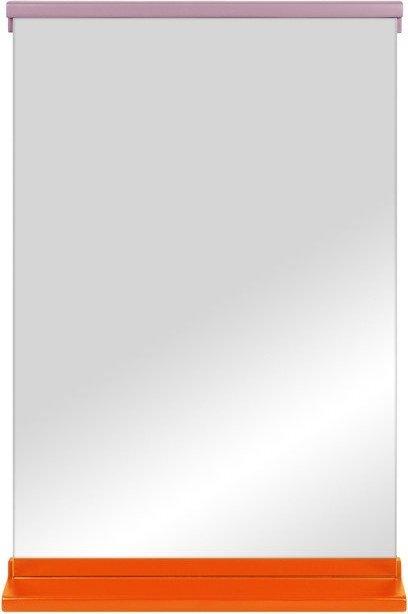 Nástěnné zrcadlo s poličkou s dřevěným rámem 50x75 cm Lun – noo.ma NOO.MA