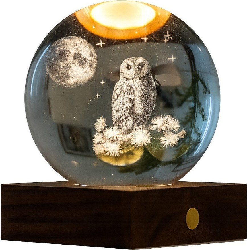 Přenosná světelná dekorace na USB ø 8 cm Amber – Gingko Gingko