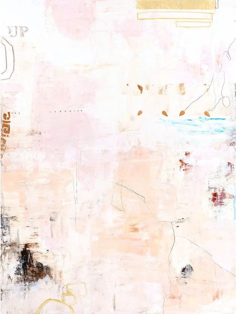 Ručně malovaný obraz na plátně 88x118 cm Small Notes – Malerifabrikken