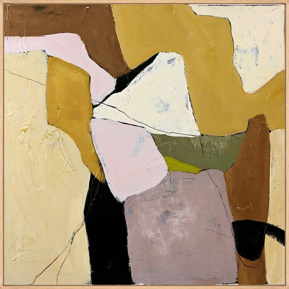 Ručně malovaný obraz s rámem/na plátně 101x101 cm Featured – Malerifabrikken Malerifabrikken