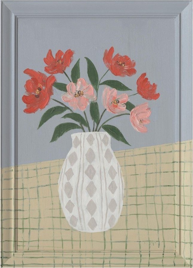 Ručně malovaný obraz s rámem/na plátně 50x70 cm Village – Bizzotto Bizzotto