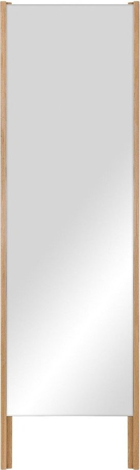 Stojací zrcadlo s dřevěným rámem 49x166 cm Lun – noo.ma NOO.MA