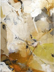 Ti&scaron;těn&yacute;/s ručně malovan&yacute;mi prvky obraz na pl&aacute;tně 90x118 cm Everlast &ndash; Malerifabrikken Malerifabrikken