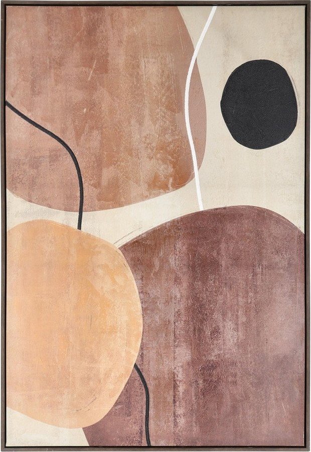 Tištěný/s ručně malovanými prvky obraz s rámem/na plátně 83x123 cm Gallery – Bizzotto Bizzotto