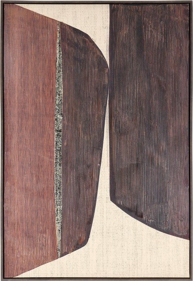 Tištěný/s ručně malovanými prvky obraz s rámem/na plátně 83x123 cm Gallery – Bizzotto Bizzotto