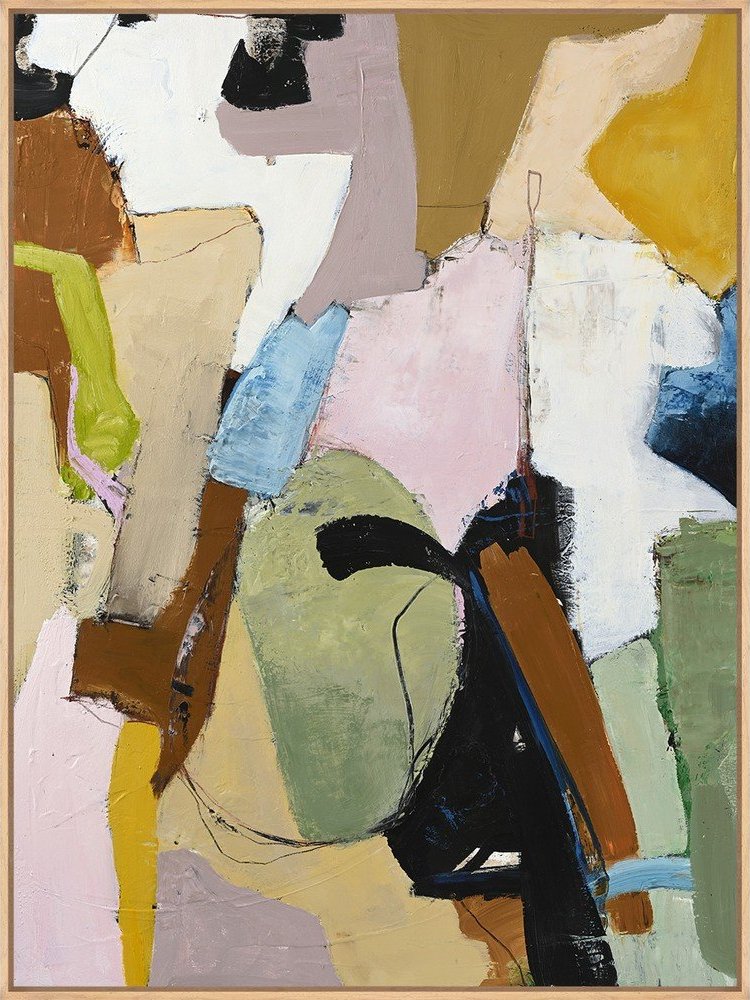 Tištěný/s ručně malovanými prvky obraz s rámem/na plátně 93x117 cm Out Of Ordinary – Malerifabrikken Malerifabrikken