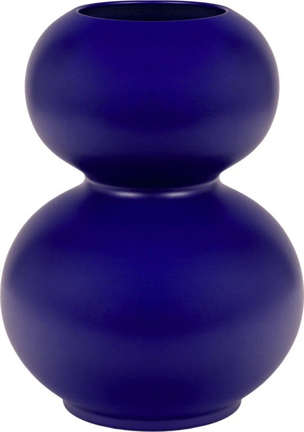 Tmavě modrá keramická váza (výška 36 cm) Tuga – noo.ma NOO.MA