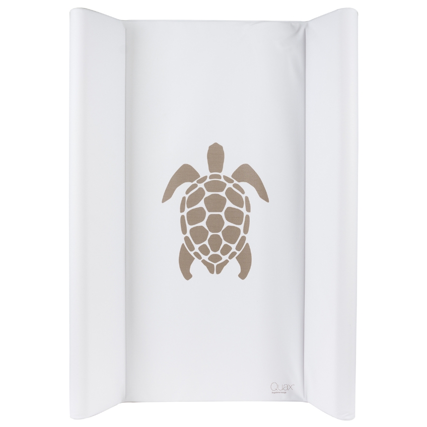 Bílá omyvatelná přebalovací podložka Quax Turtle 70 x 50 cm Quax