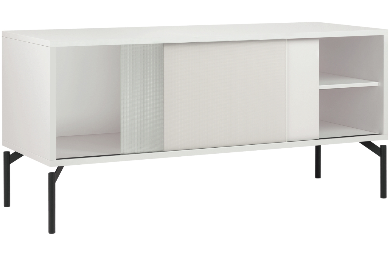 noo.ma Světle šedý TV stolek Met 116 x 42 cm noo.ma