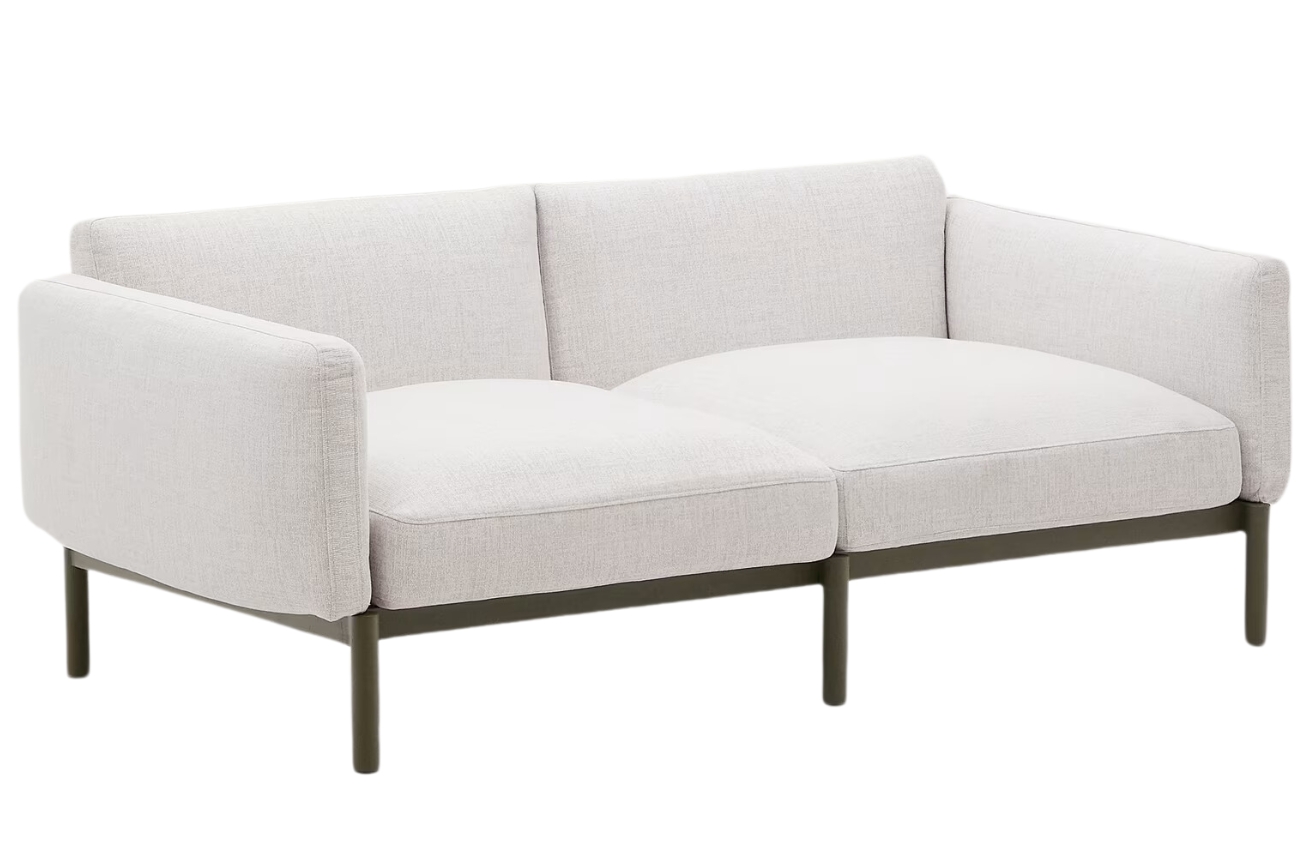 Kave Home Zahradní pohovka Sorells 201 cm se zelenou podnoží Kave Home