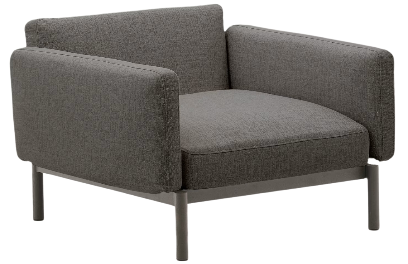 Kave Home Zahradní křeslo Sorells se šedou podnoží Kave Home