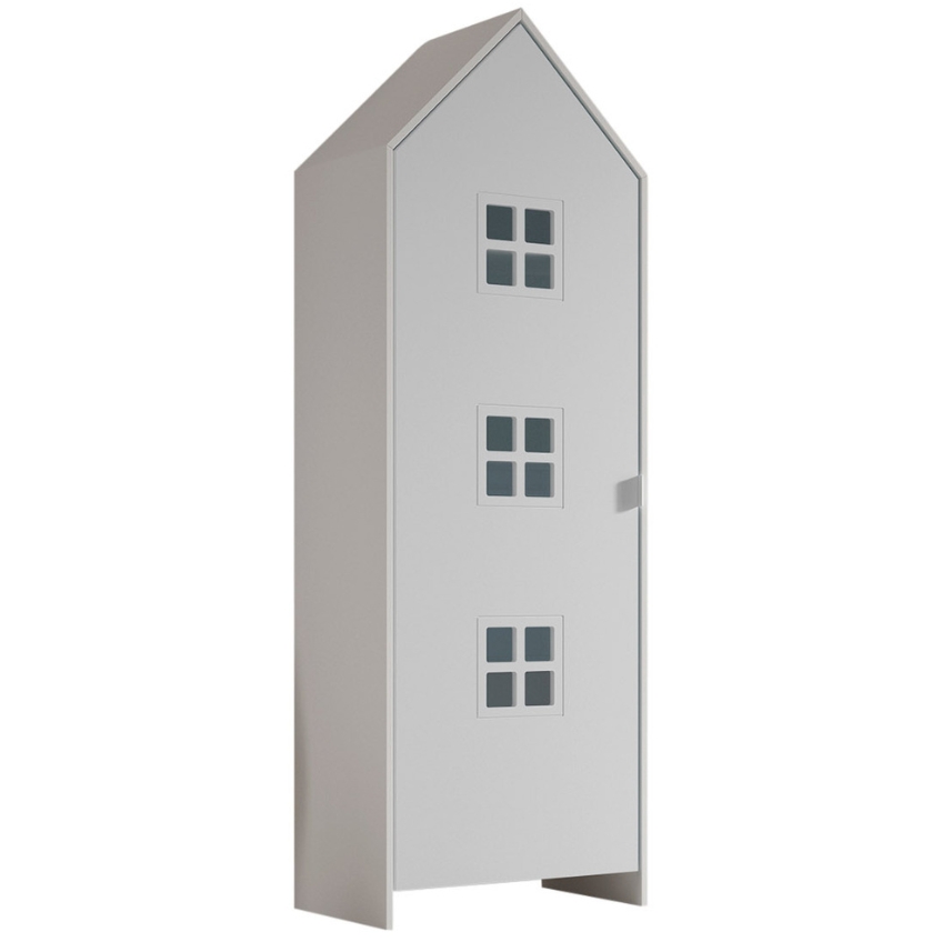 Vipack Bílá lakovaná šatní skříň Casami 172 x 58 cm Vipack