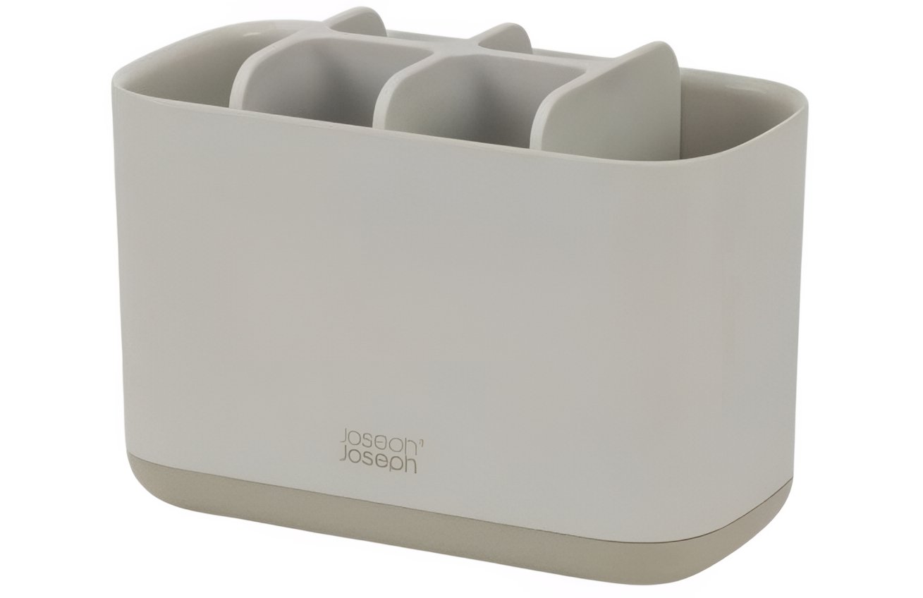 Joseph Joseph Béžový plastový kelímek na kartáčky Easy Store Joseph Joseph