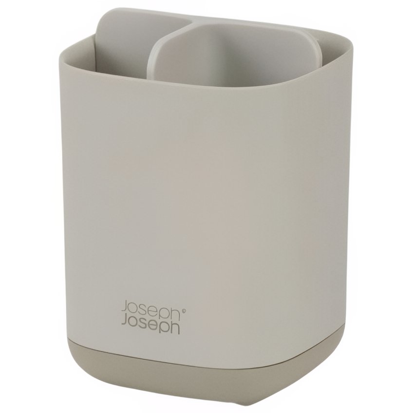 Joseph Joseph Béžový plastový kelímek na kartáčky EasyStore Joseph Joseph