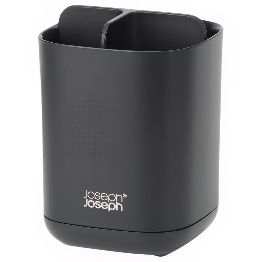 Joseph Joseph Černý plastový kelímek na kartáčky EasyStore Joseph Joseph
