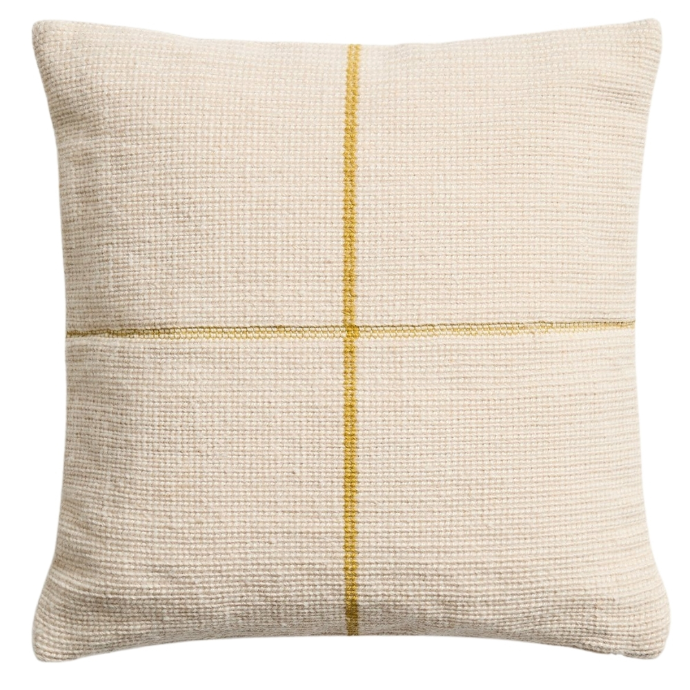 Kave Home Žlutý povlak na polštář Atima 45 x 45 cm Kave Home