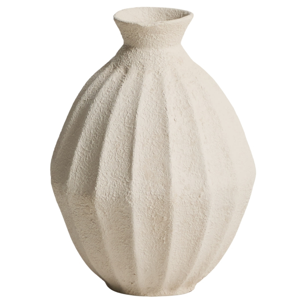 Kave Home Béžová váza Arquena 46 cm Kave Home