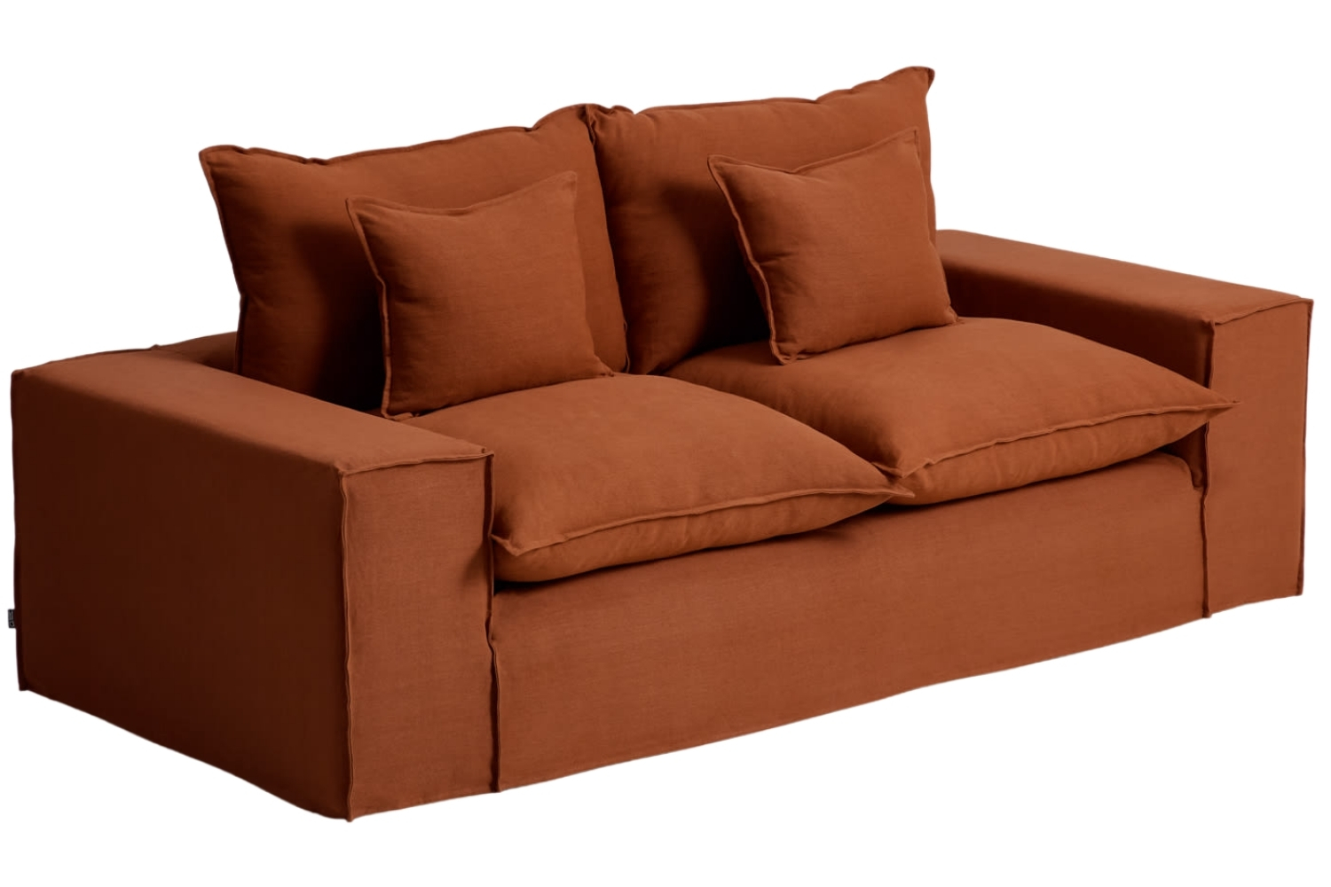 Kave Home Terakotová pohovka Anarela 240 cm s odnímatelným potahem Kave Home