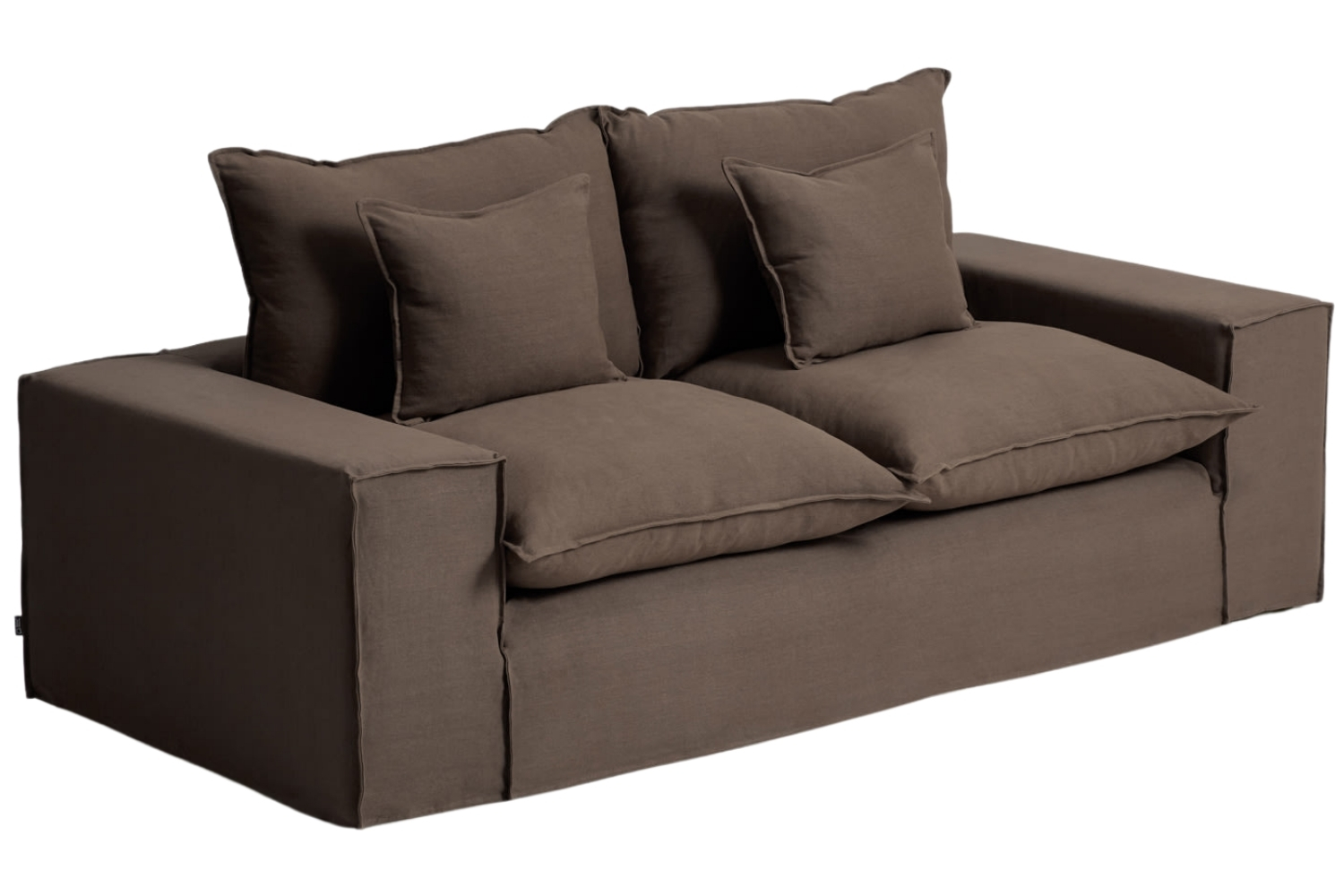 Kave Home Hnědá pohovka Anarela 240 cm s odnímatelným potahem Kave Home
