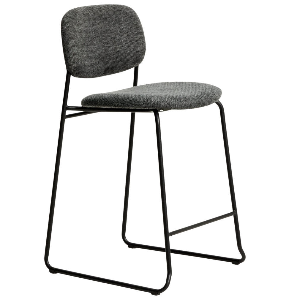 Kave Home Šedá barová židle Meli 65 cm Kave Home