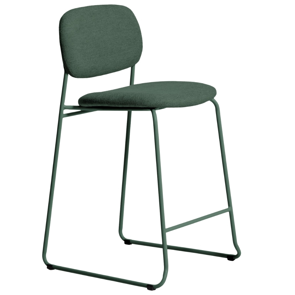 Kave Home Zelená barová židle Meli 65 cm Kave Home