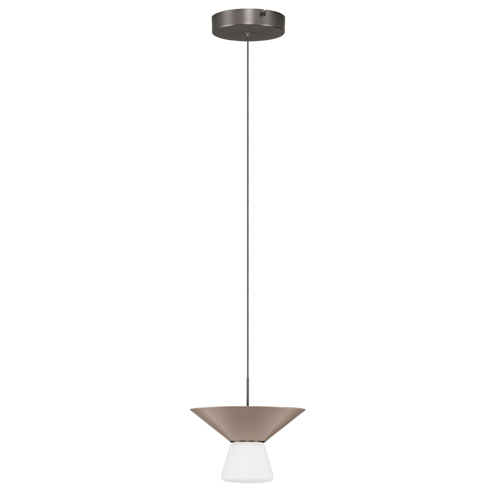 Nova Luce Světle hnědé závěsné LED světlo Baris 22 cm Nova Luce