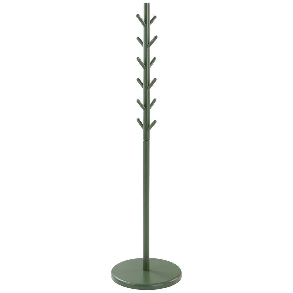 Jotex Zelený lakovaný stojací věšák EDDISON 150 cm Jotex