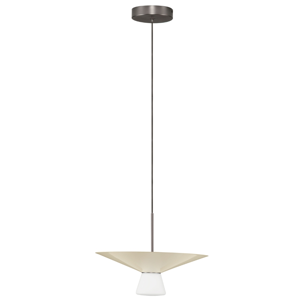 Nova Luce Světle béžové závěsné LED světlo Baris 38 cm Nova Luce