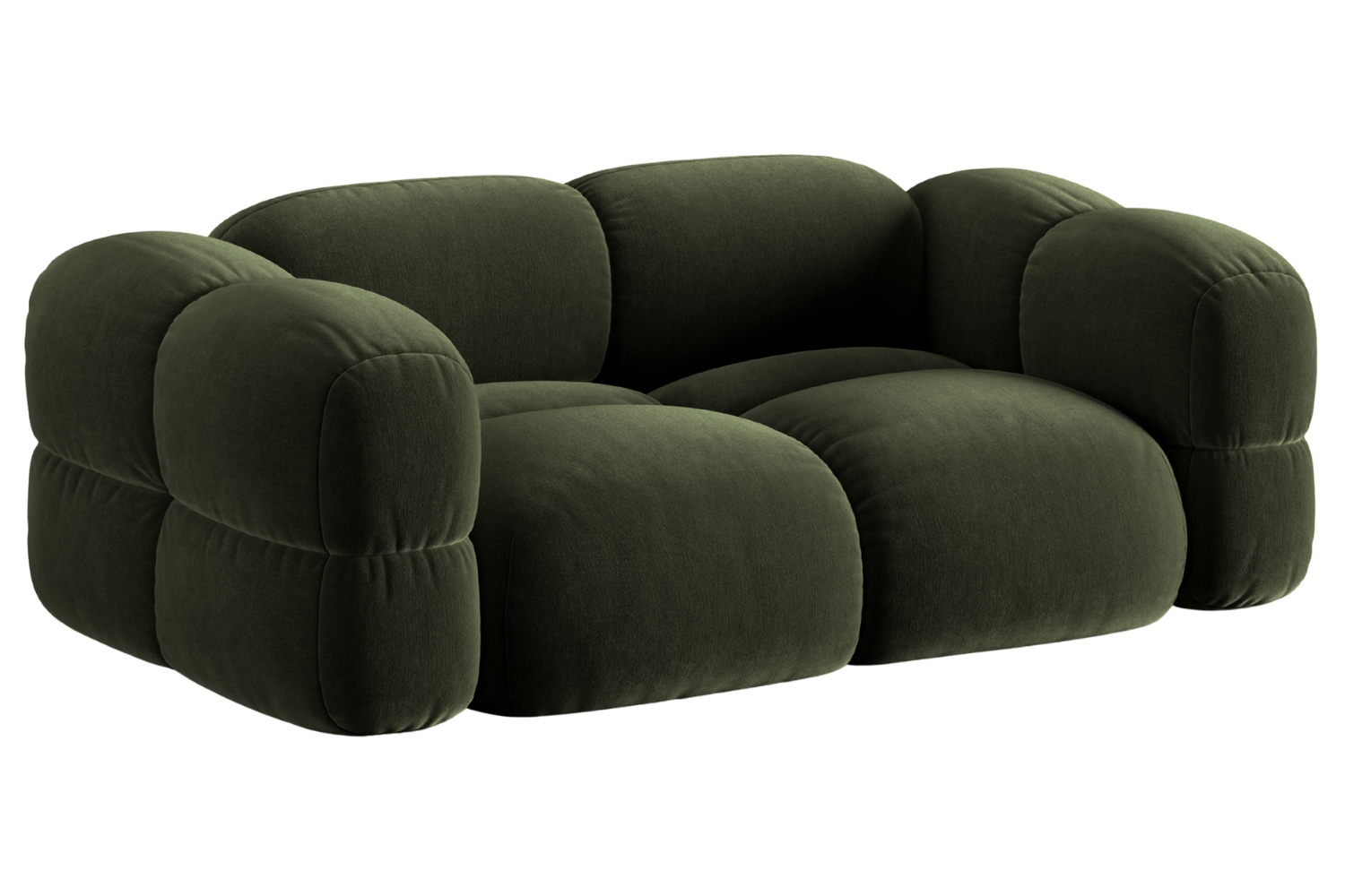 Cosmopolitan Design Zelená sametová trojmístná pohovka Loretto 210 cm Cosmopolitan Design