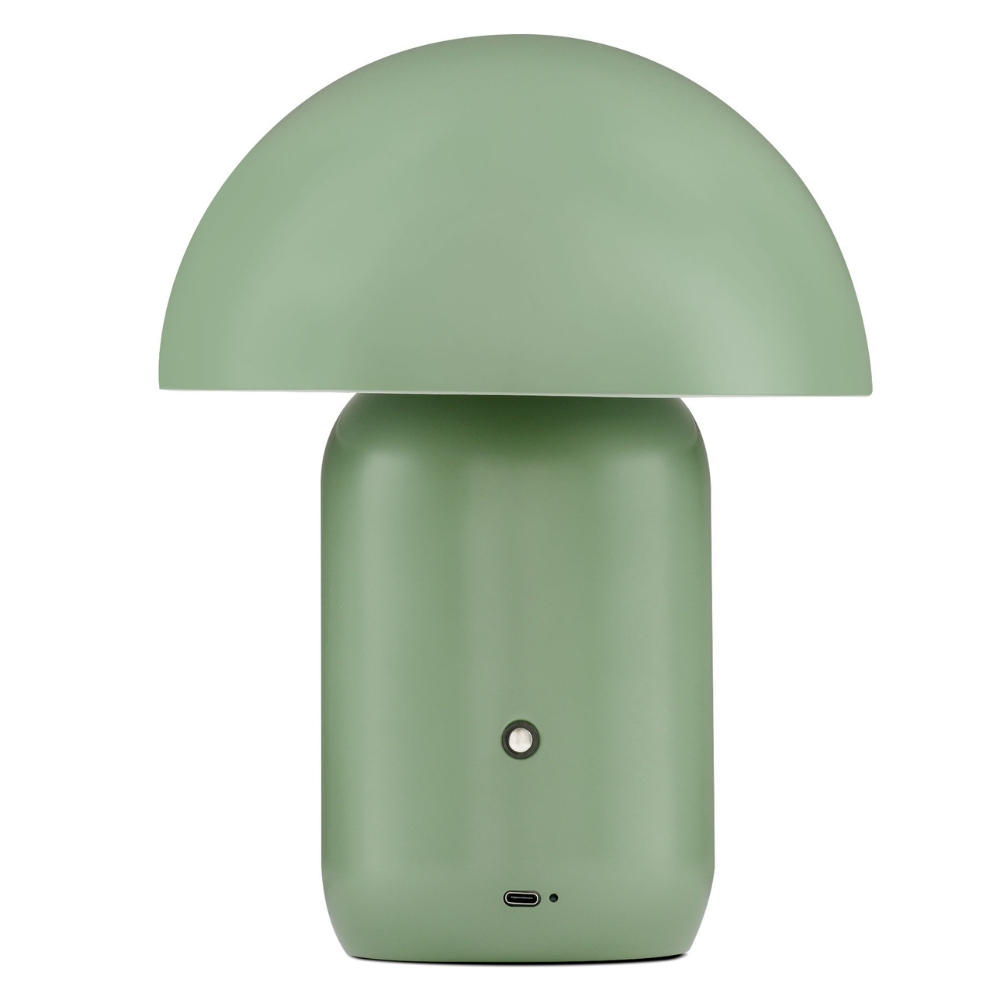 Nova Luce Zelená kovová nabíjecí stolní LED lampa Pois Nova Luce