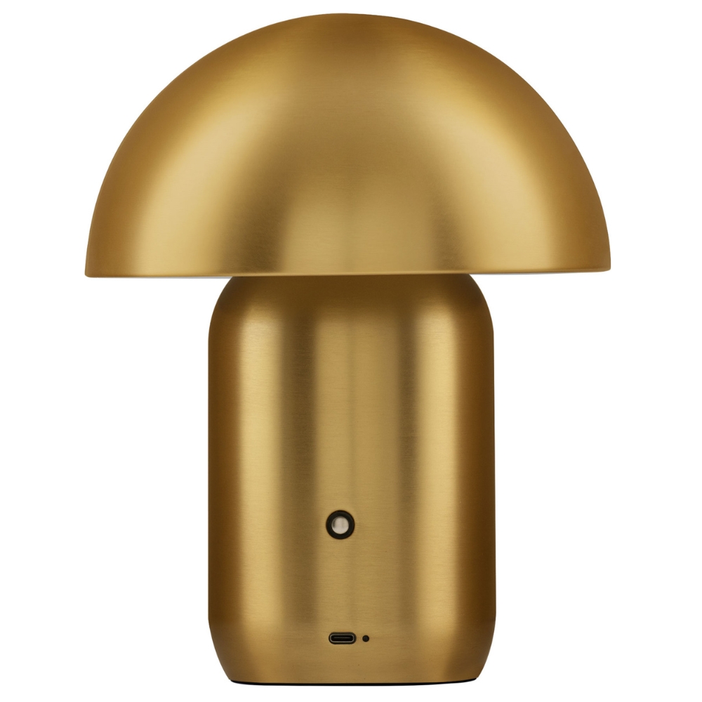 Nova Luce Zlatá kovová nabíjecí stolní LED lampa Pois Nova Luce