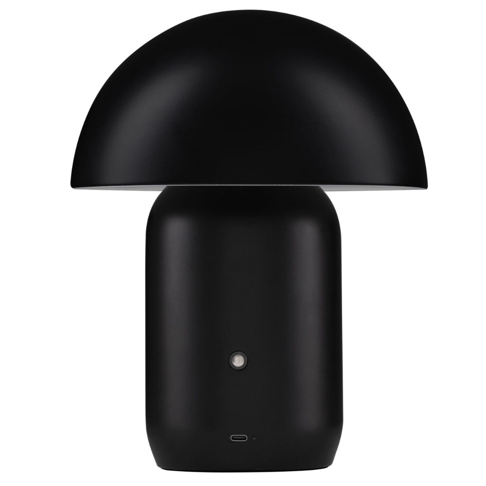 Nova Luce Černá kovová nabíjecí stolní LED lampa Pois Nova Luce