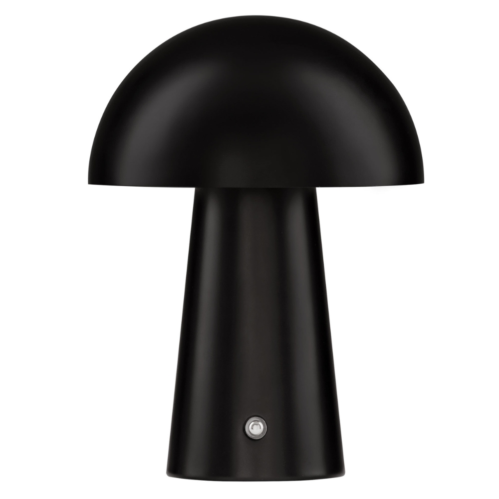 Nova Luce Černá kovová nabíjecí stolní LED lampa Ande Nova Luce